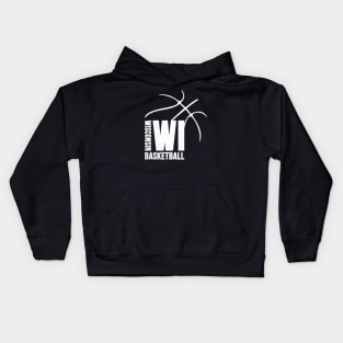 Wisconsin Basketball 02 Kids Hoodie